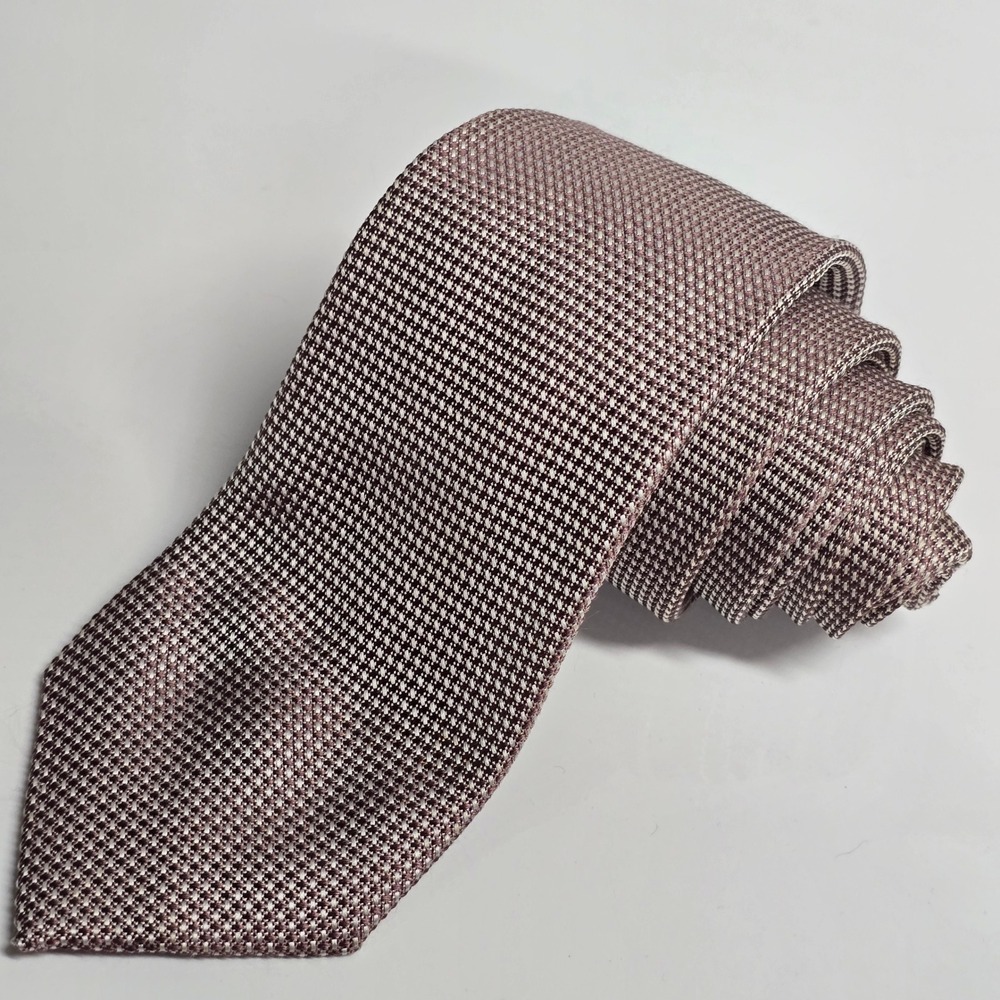 Suitsupply Silk Tie Mens Textured Professional Classic Pale PInkish